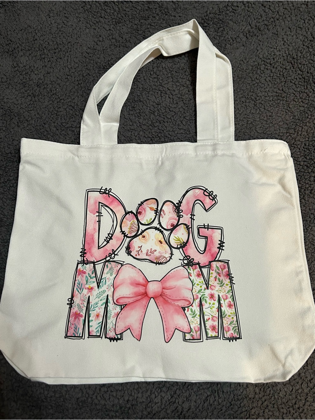 Brand New Dog Mom Tote Bag